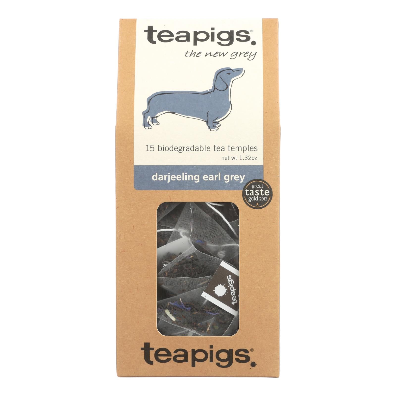Teapigs Darjeeling Earl Grey - 15 Tea Temples - Case of 6