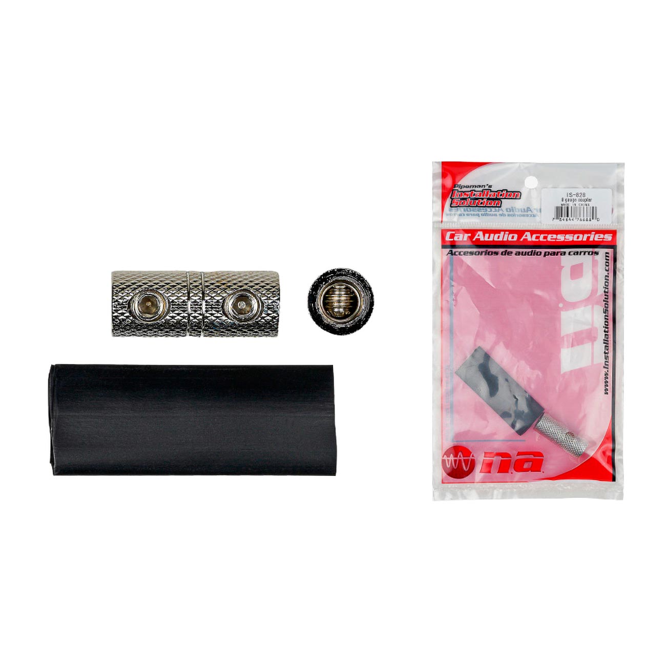 Pipeman's Installation Solution 8 Gauge Coupler - Nickle Plated Finish with Set Screw
