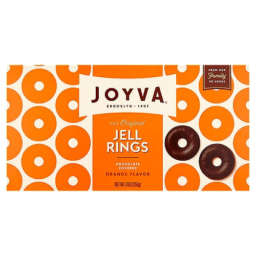 Joyva - Ring Jell Orange - Case of 24-9 OZ