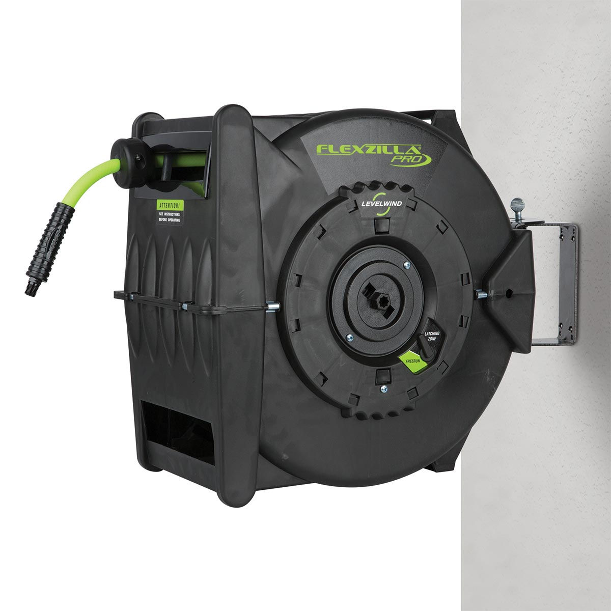 Flexzilla Retractable Air Hose Reel with Levelwind Technology 3/8" x 50'