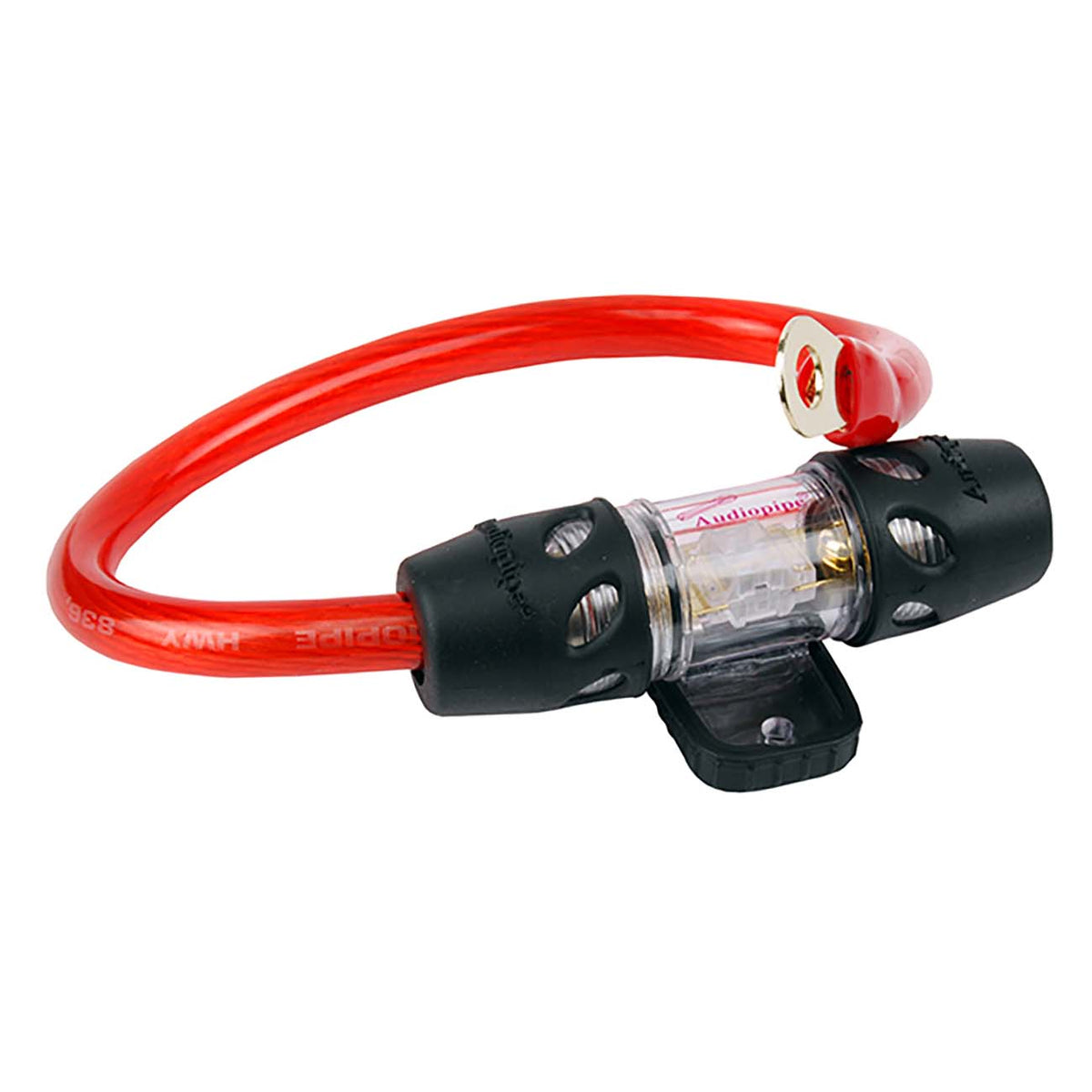 Audiopipe 4 Gauge 1 ft. length with mini AFC Fuse Holder
