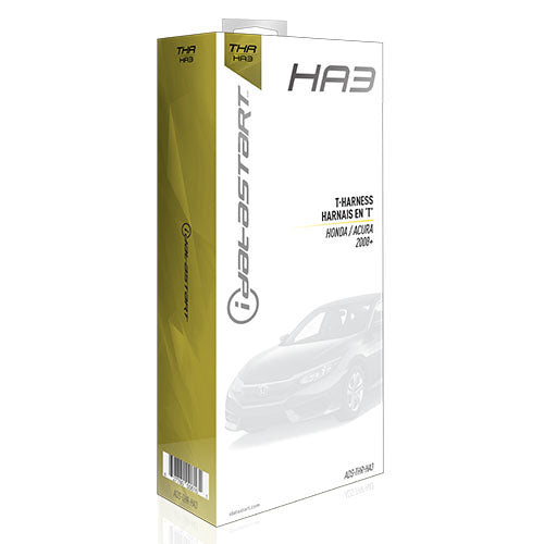 OmegaLink T-Harness for OLRSBAHA3 - Factory Fit Install; select Honda/Acura '08-'22 Standard Key