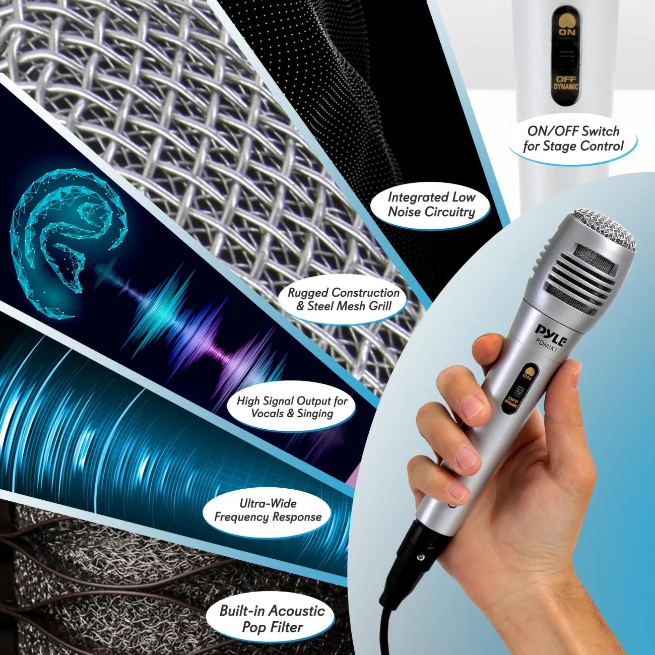 Pyle Microphone with Cable