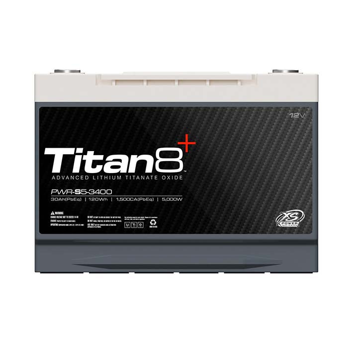 XS Power Titan 8 Lithium Battery  30AH 1500 CA 5000 W