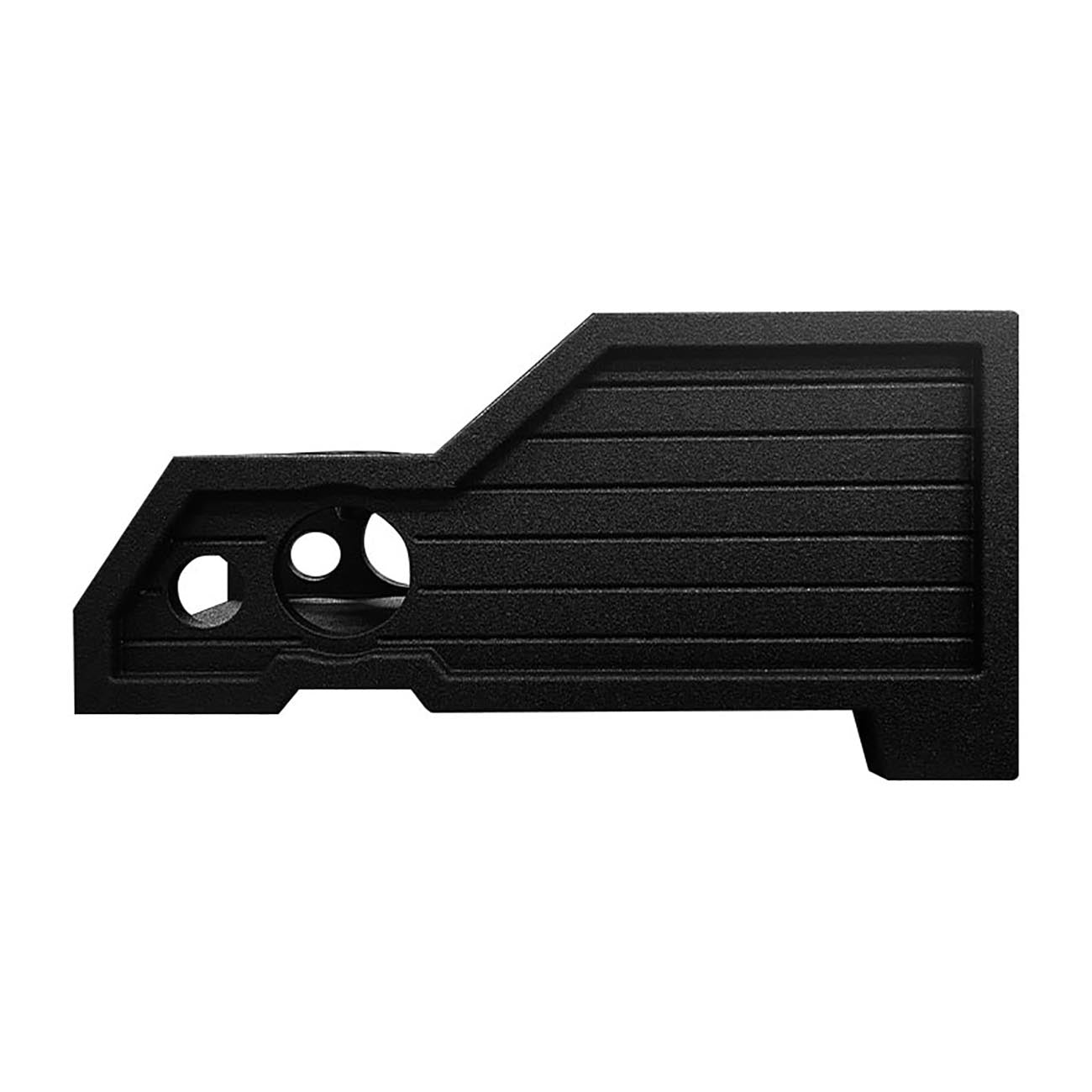 QPower QBOMB '15-'24 F-150/ '17-'24 Super Duty Crew Cab Center Console Single 12" Vented Empty Woofe