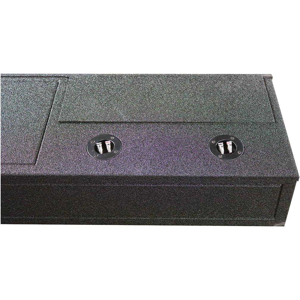 QPower ‚ÄúQBOMB‚Äù Ford F-Series Super Crew '09-'24 Dual 8‚Ä≥ Empty Woofer Enclosure