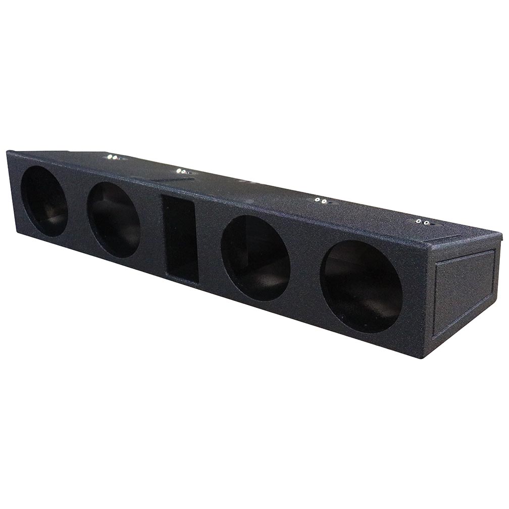 QPower ‚ÄúQBOMB‚Äù Ford F-Series Super Crew '09-'24 Quad 8‚Ä≥ Empty Woofer Enclosure
