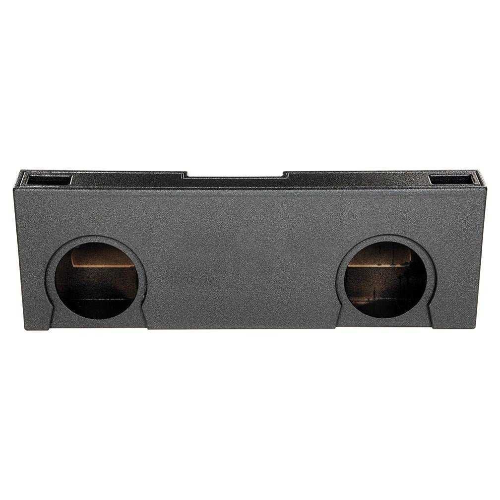 QPower "QBOMB" Chevy/GMC Crew Cab '07-'13 Dual 10" Vented Empty Woofer Box