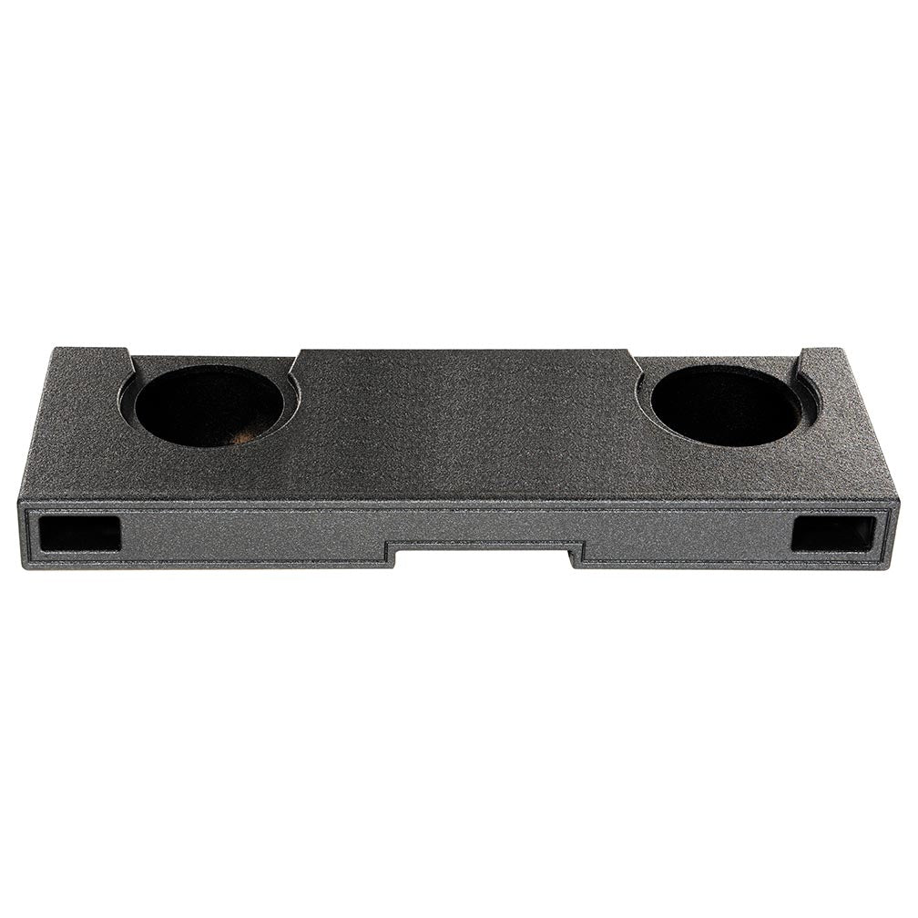 QPower "QBOMB" Chevy/GMC Crew Cab '07-'13 Dual 10" Vented Empty Woofer Box