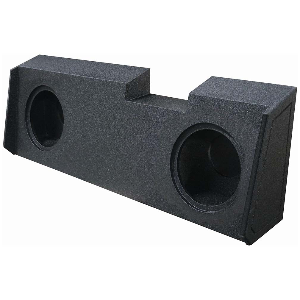 QPower Chevy/GMC Crew Cab or Double Cab '18 - '24 Dual 10" Sealed Woofer Enclosure
