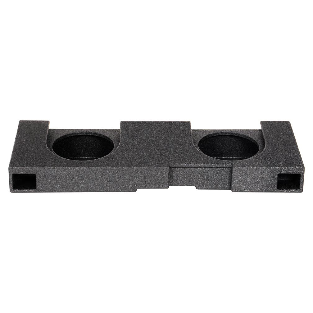 QPower "QBOMB" Chevy/GMC Crew Cab '14-'18 Dual 12" Vented Empty Woofer Enclosure
