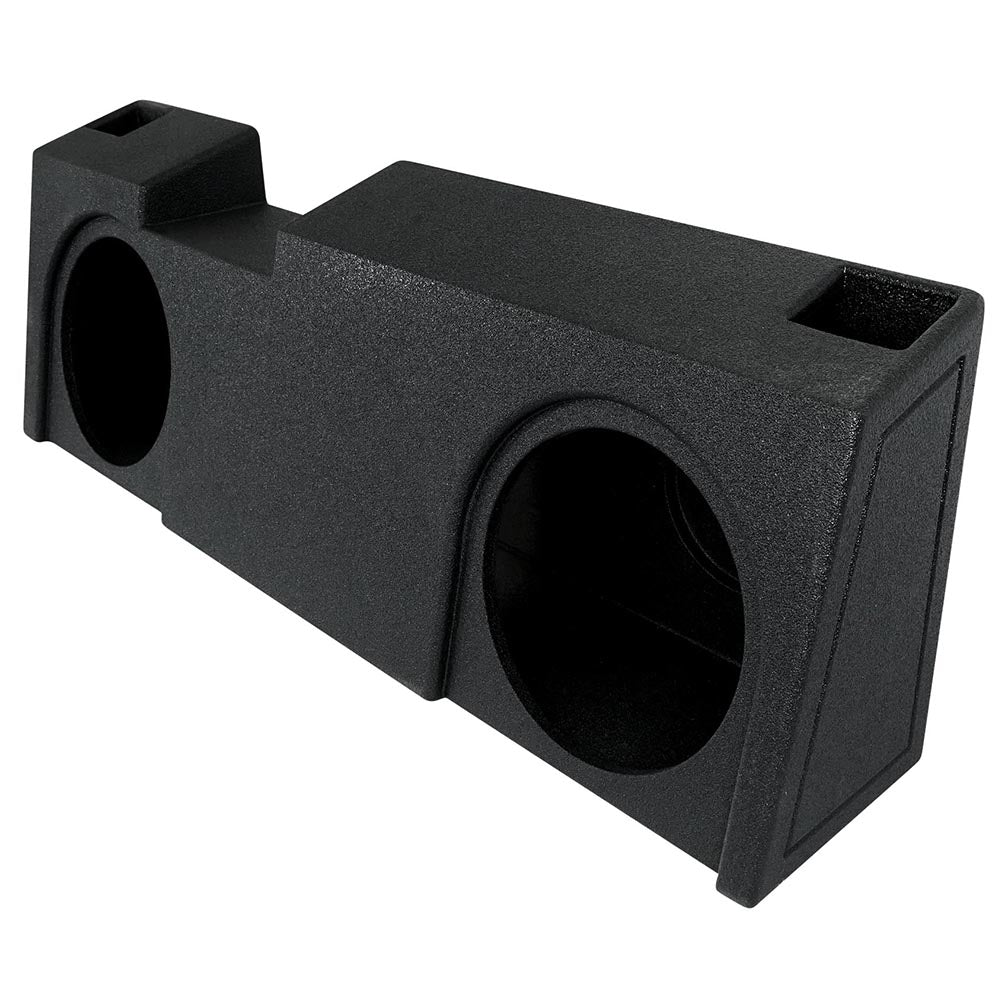 QPower ‚ÄúQBOMB‚Äù Chevy/GMC Crew Cab or Double Cab ‚Äô19-'24 Dual 12‚Ä≥ Vented Empty Woofer Box