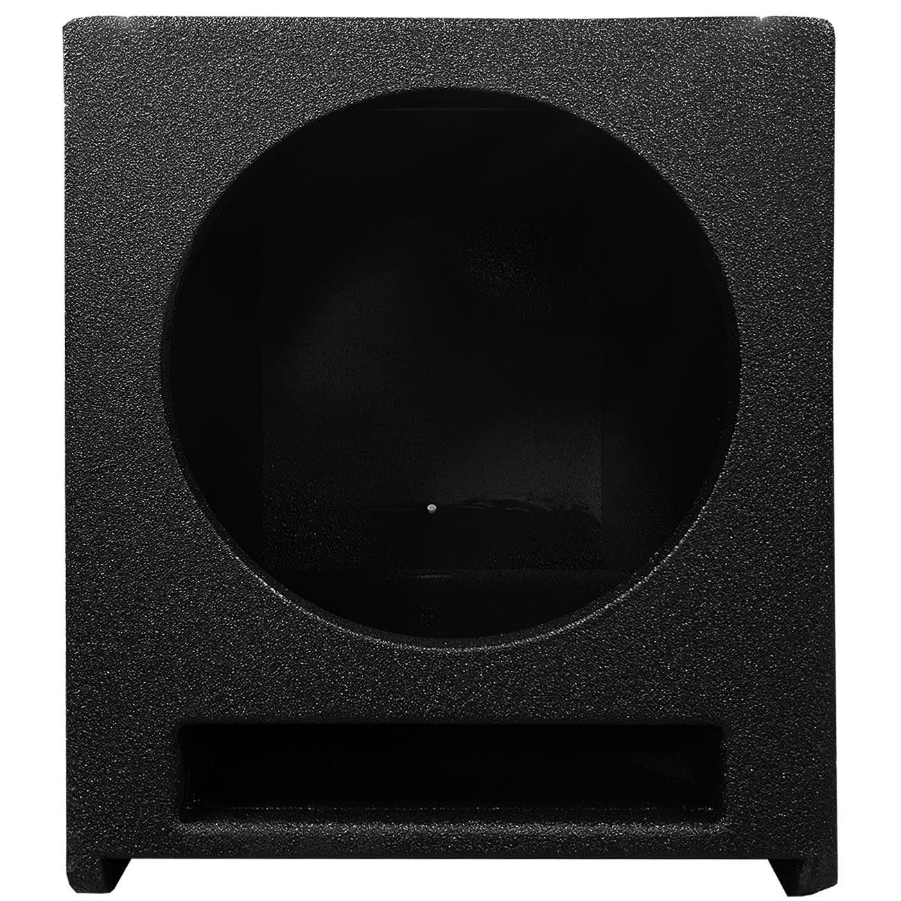 QPower "QBOMB" '14-'18 GMC/Chevy Crew Cab Center Console Single 12" Vented Empty Woofer Enclosure