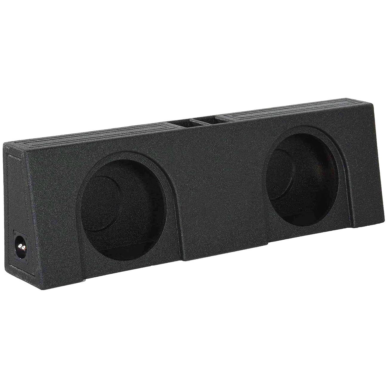Qpower QBOMB Dual 12" Vented Empty Box Behind Seat Mount
