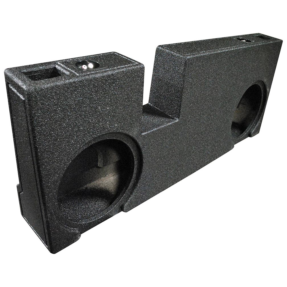 Qpower ‚ÄúQ-Bomb‚Äù Toyota Tundra Double Cab '07 - '24 Dual 10‚Äù Ported Woofer Enclosure