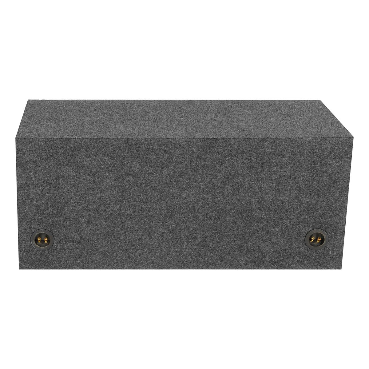 EMPTY WOOFER BOX DUAL 15" SQUARE;VENTED;MDF;QPOWER