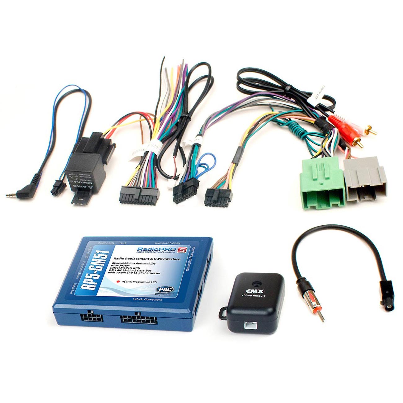 PAC OnStar Radio Replacement Interface/Steering Wheel Control for '14-'19 Chevrolet/GM Vehicles
