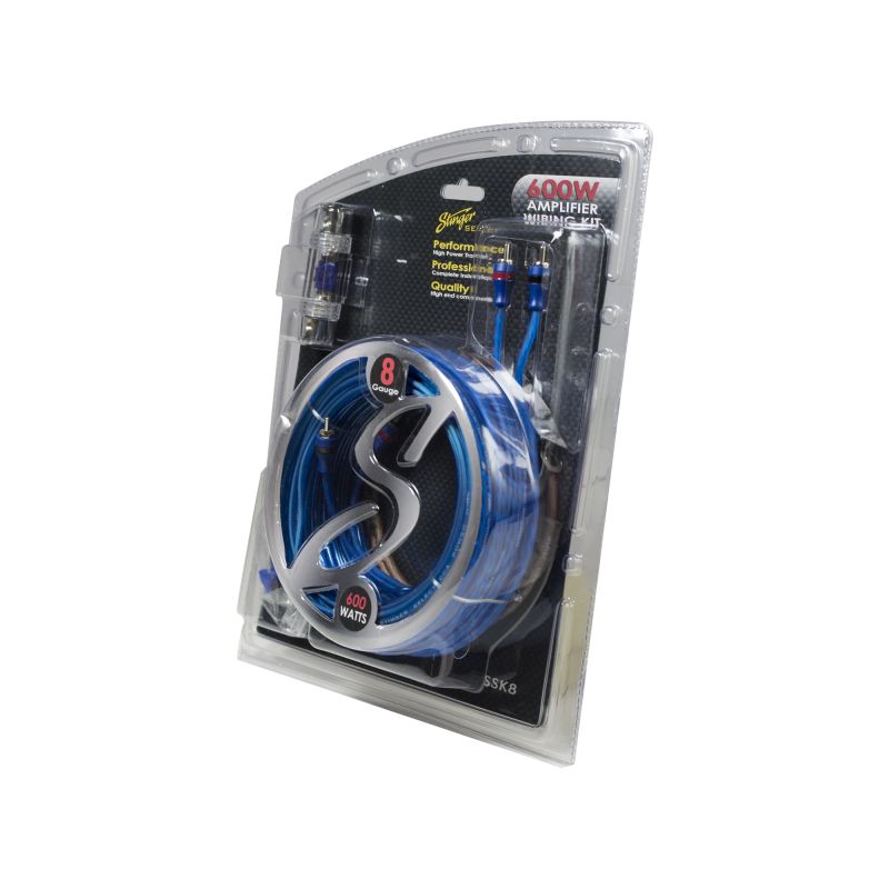 STINGER SELECT 4GA 1000W AMPLIFIER WIRING KIT W/100 AMP ANL FUSEHOLDER