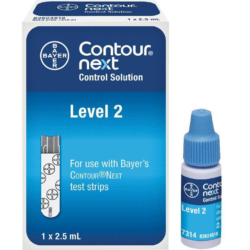 Ascensia Diabetes Care - Blood Glucose Control Solution Contour® Next 2.5 mL Level 2 [1/EA]