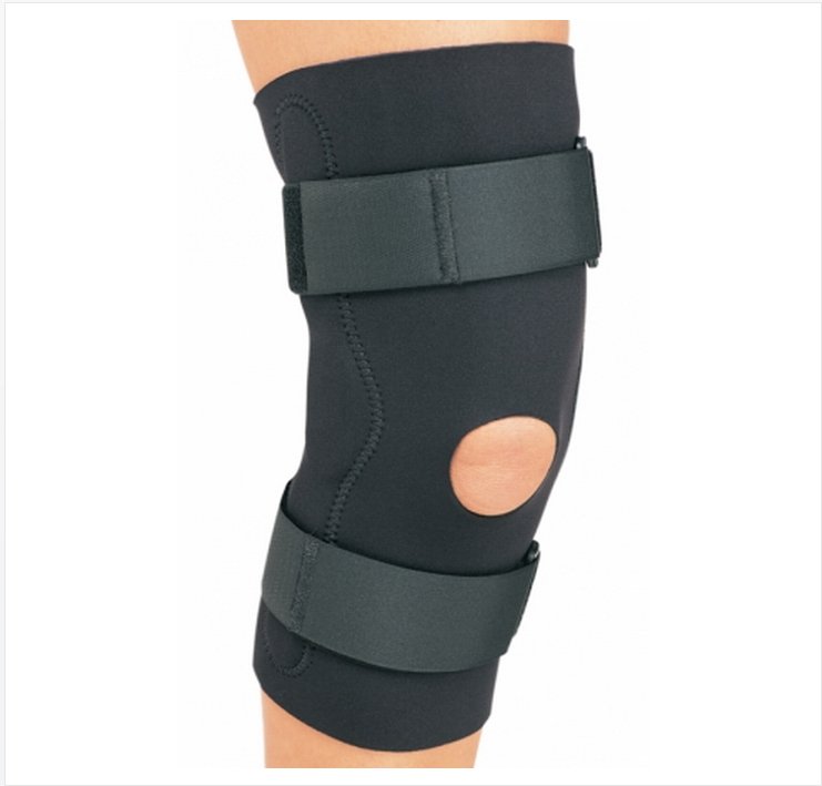DJO - Knee Brace ProCare® X-Large D-Ring / Hook and Loop Strap Closure 23 to 25-1/2 Inch Thigh Circumference Left or Right Knee [1/EA] (410205_EA)