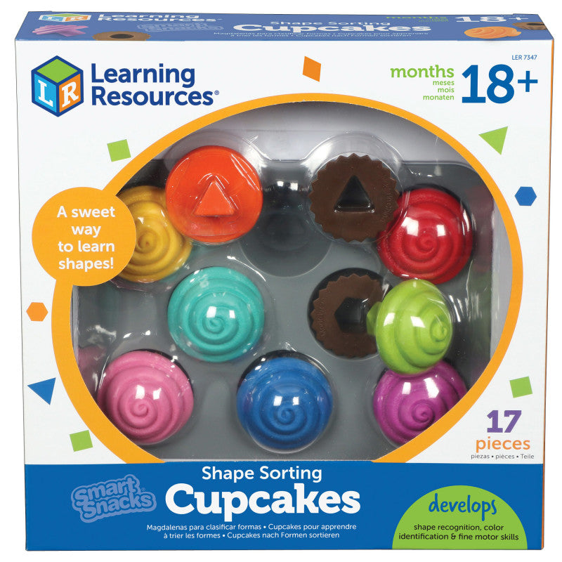 LEARNING RESOURCES - Smart Snacks® Shape Sorting Cupcakes