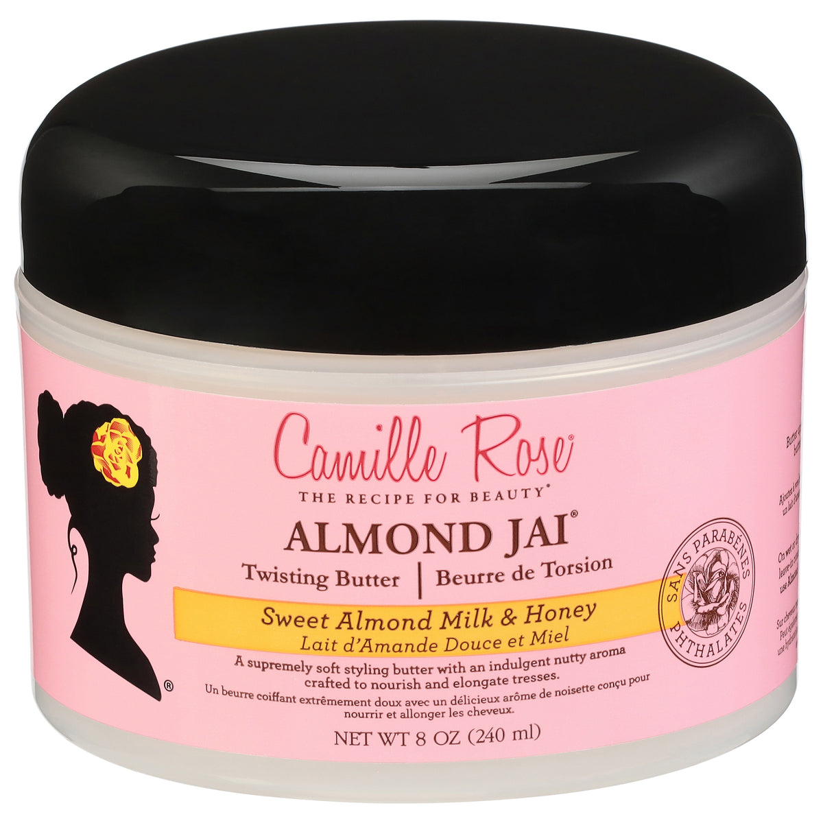 Camille Rose Almond Jai Sweet Almond Milk & Honey Twisting Butter 8 oz - Case of 1