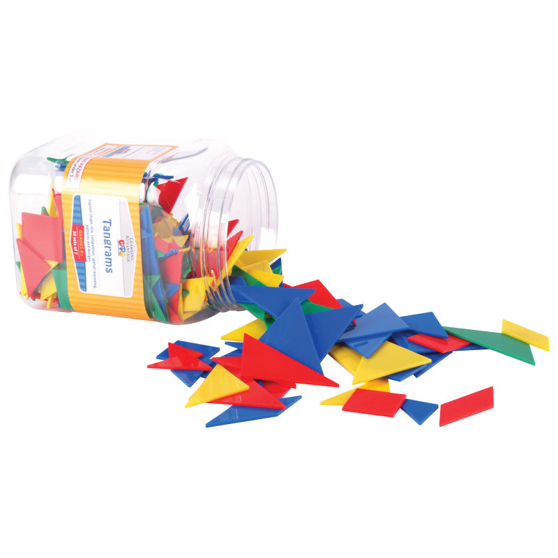 LEARNING ADVANTAGE - Tangrams - Class Pack - 30 Sets - 210 Pieces