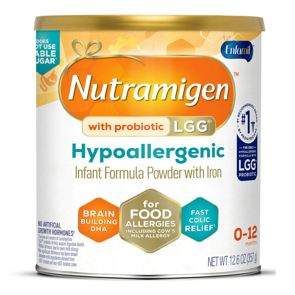 Mead Johnson - Infant Formula Nutramigen® with Probiotic LGG® Unflavored 12.6 oz. Can Powder Iron Cow's Milk Allergy [1/EA]