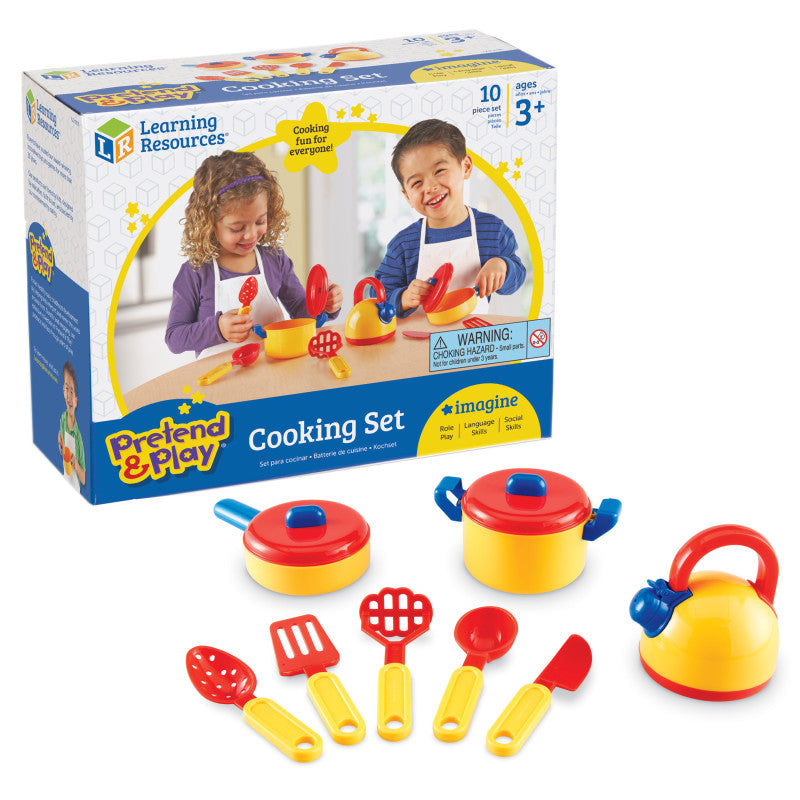 LEARNING RESOURCES - Pretend & Play® Cooking Set