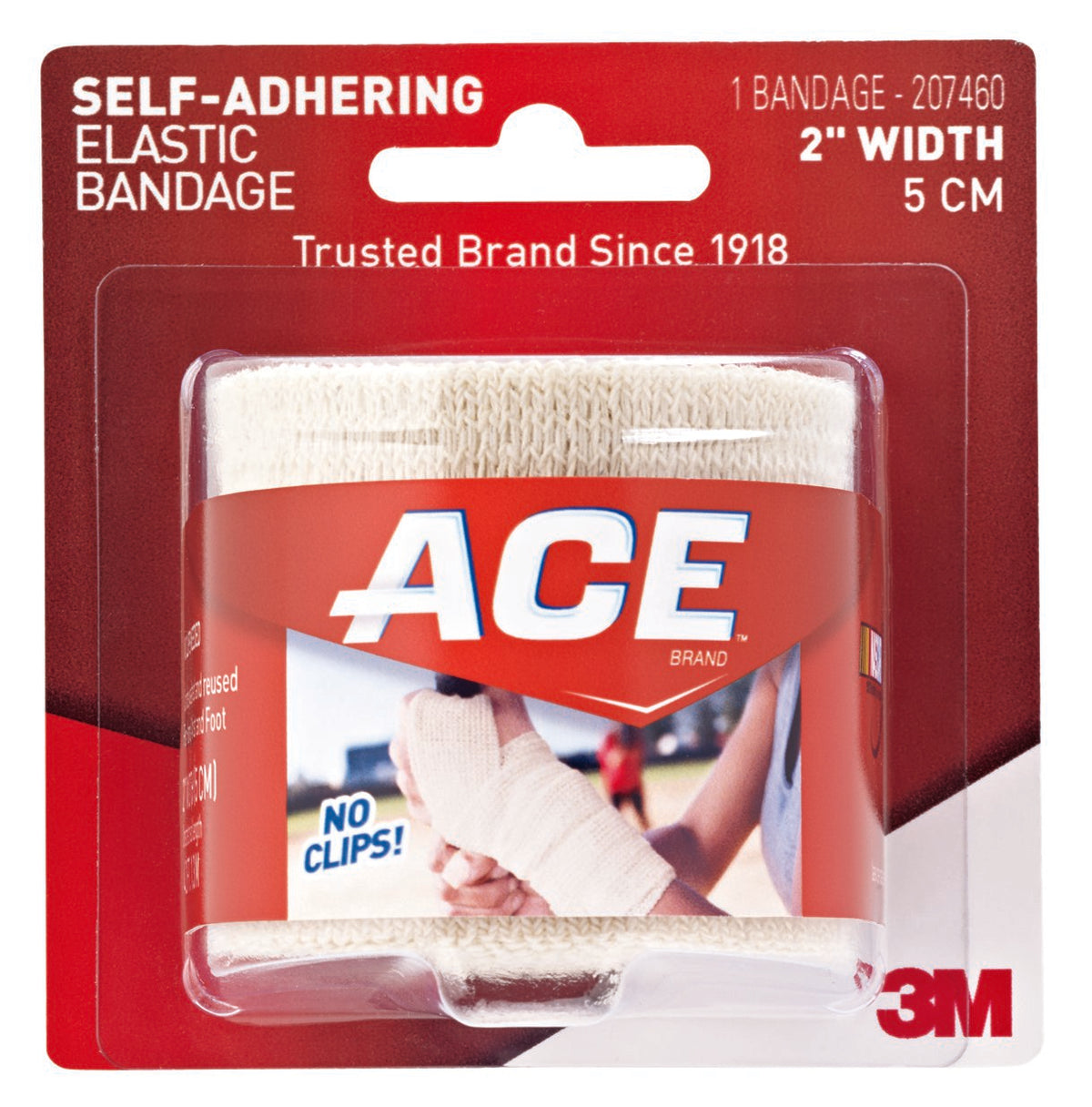 3M Company - Elastic Bandage 3M™ ACE™ 3 Inch Width Self-Adherent Closure Tan NonSterile Standard Compression [3/BX]