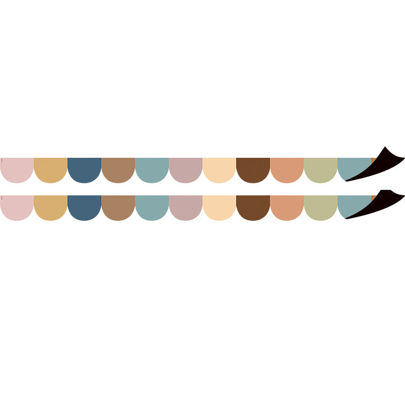 TEACHER CREATED RESOURCES - Everyone is Welcome Scalloped Magnetic Border, 24 Feet Per Pack, 2 Packs