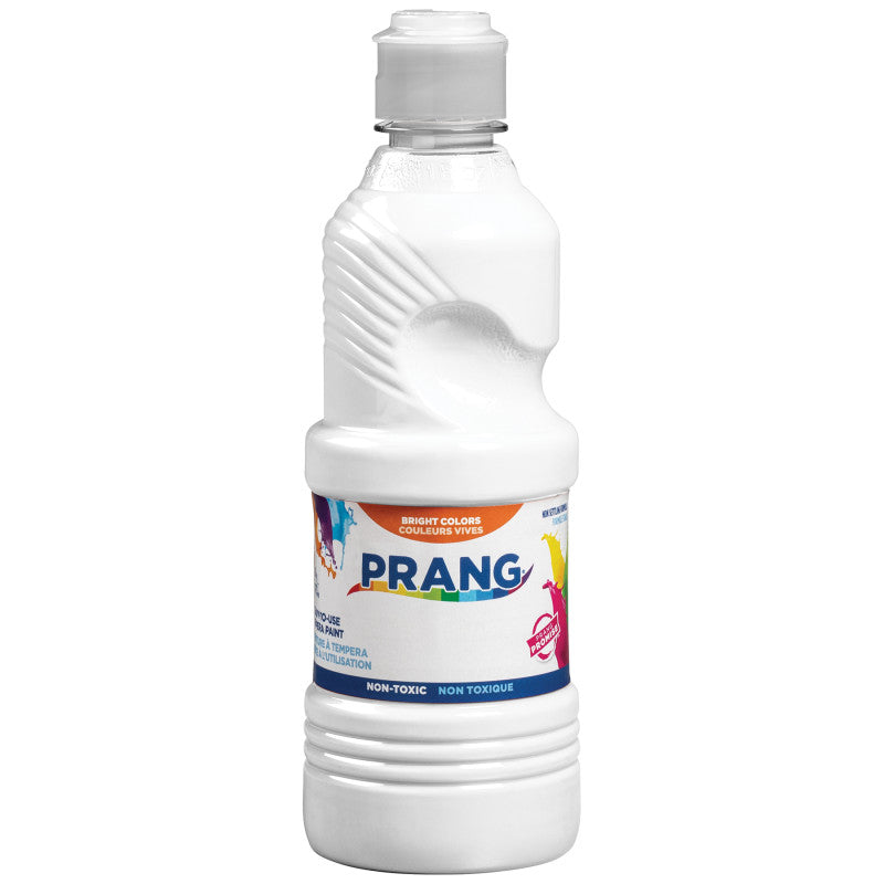 Ready-to-Use Tempera Paint, White, 16 oz