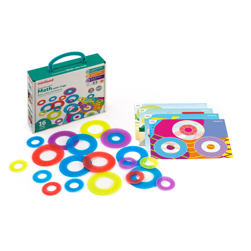 MINILAND EDUCATIONAL - Translucent Math Color Rings