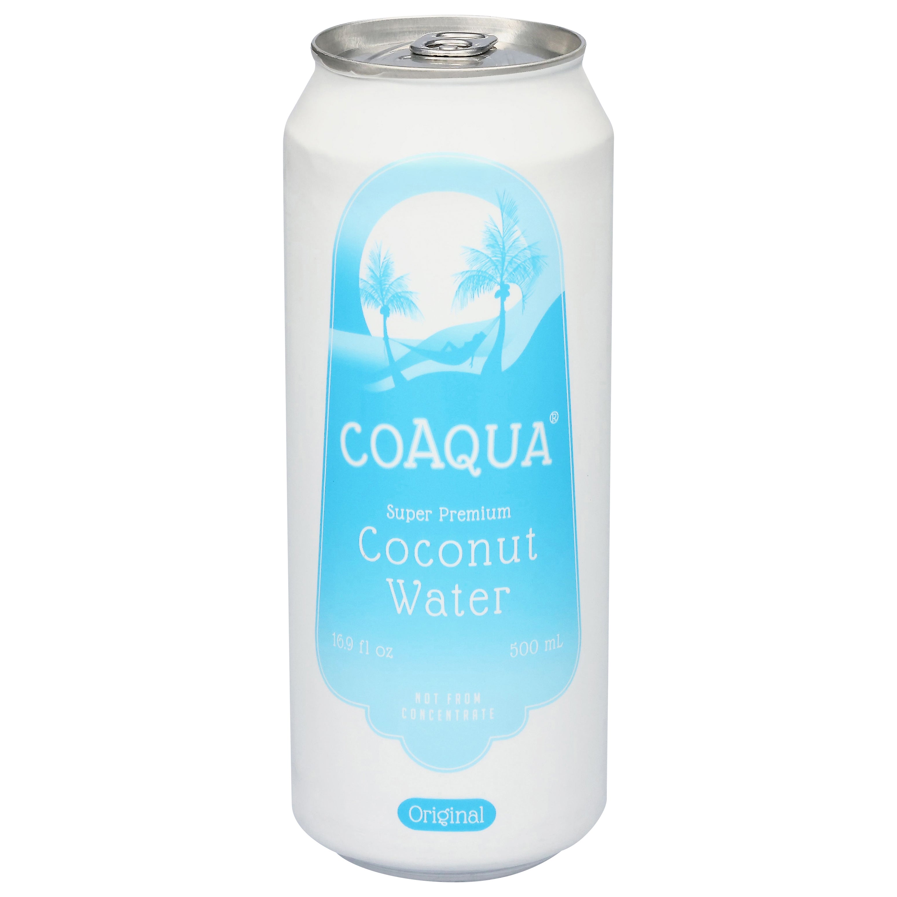 CoAqua Super Premium Original Coconut Water 16.9 fl oz - Case of 12