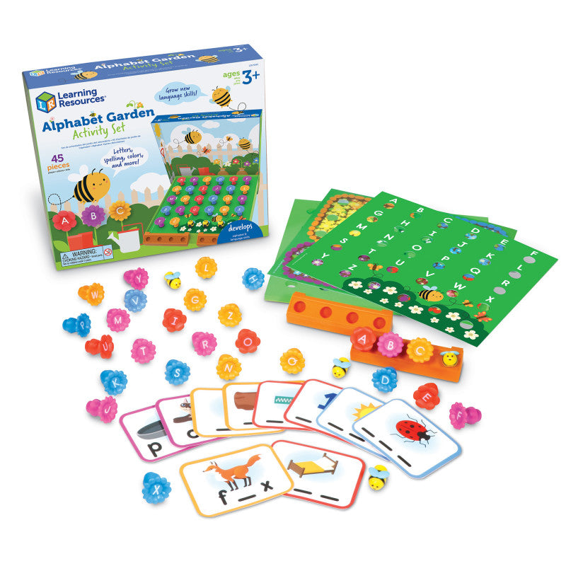LEARNING RESOURCES - Alphabet Garden Activity Set