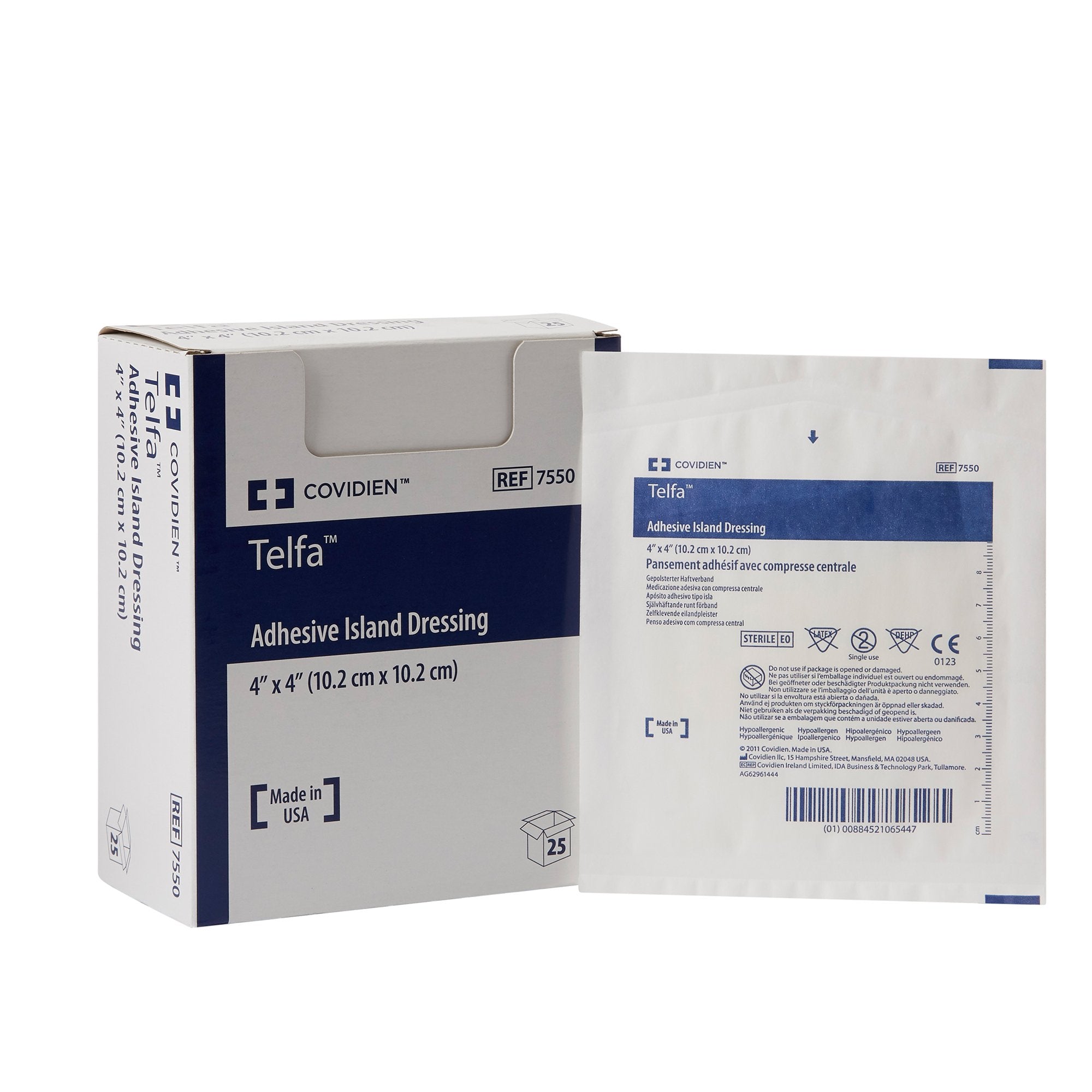 Cardinal - Island Dressing Telfa™ 4 X 4 Inch Square Sterile [25/BX]