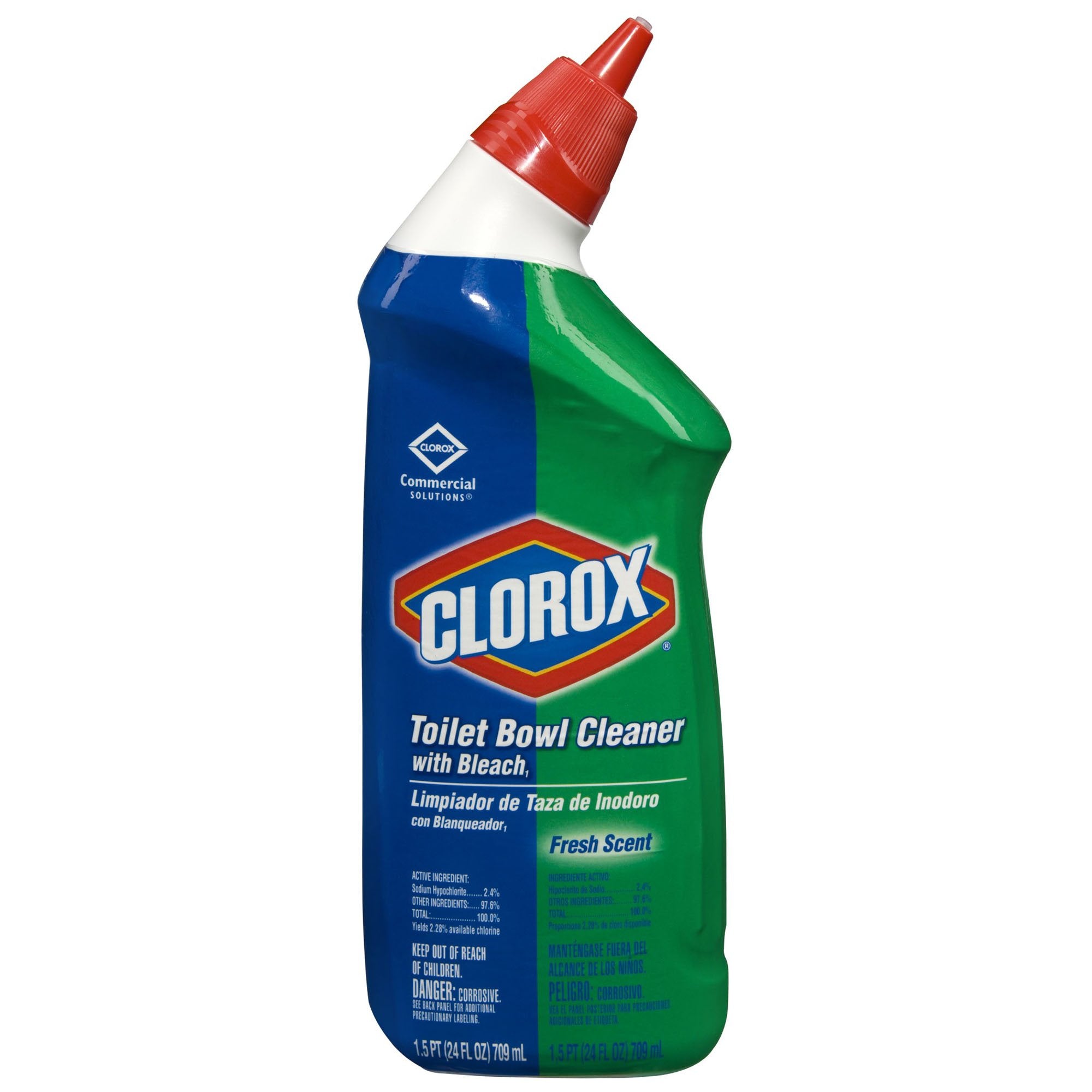 The Clorox Company - Clorox Commercial Solutions® Clorox® Toilet Bowl Cleaner Manual Squeeze Gel 24 oz. Bottle Fresh Scent NonSterile [1/EA]