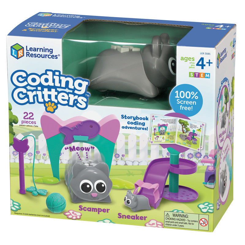 LEARNING RESOURCES - Coding Critters™ Scamper & Sneaker