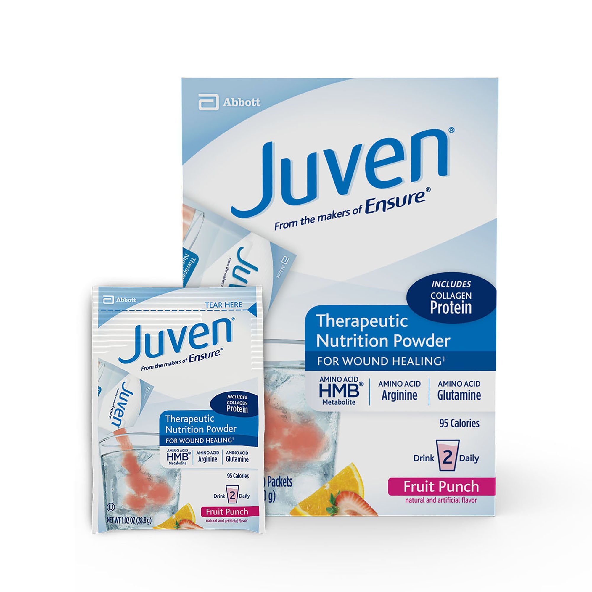 Abbott Nutrition - Oral Supplement Juven® Fruit Punch Flavor Powder 1.01 oz. Individual Packet [30/BX]