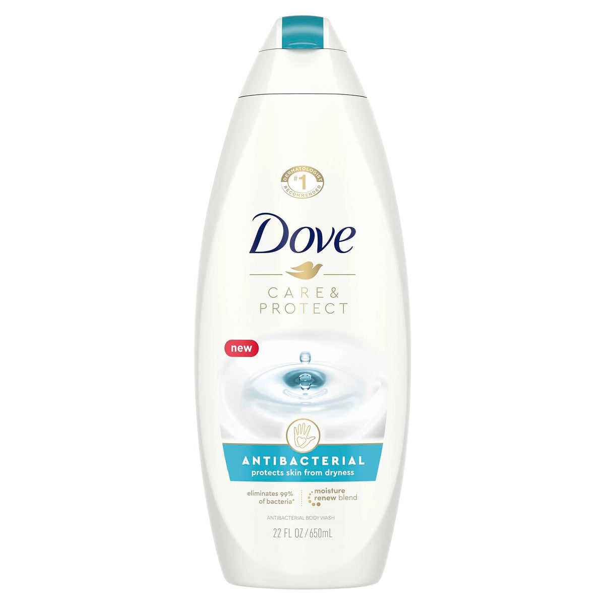 Dot Foods - Antibacterial Body Wash Dove® Care and Protect Liquid 22 oz. Bottle Scented [1/EA]