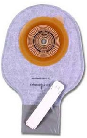 Coloplast - Colostomy Pouch Assura® ColoKids™ One-Piece System 8-1/2 Inch Length Flat, Trim to Fit 1/2 to 1-1/2 Inch Stoma Drainable [10/BX]