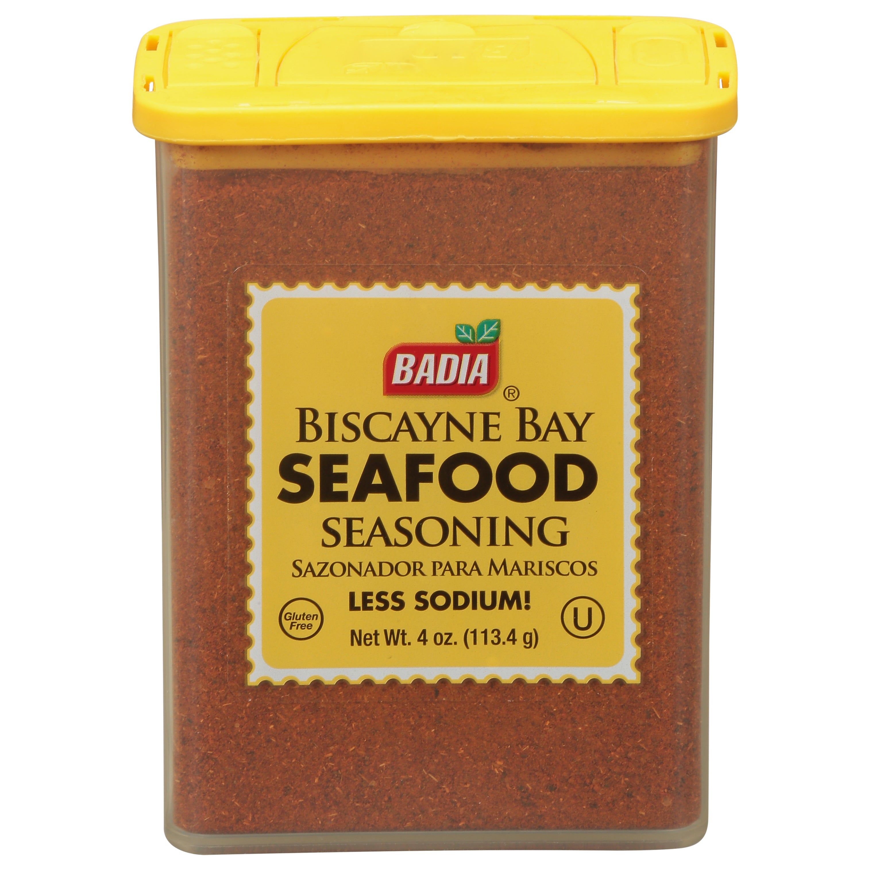 Badia Less Sodium Biscayne Bay Seafood Seasoning 4 oz - Case of 12