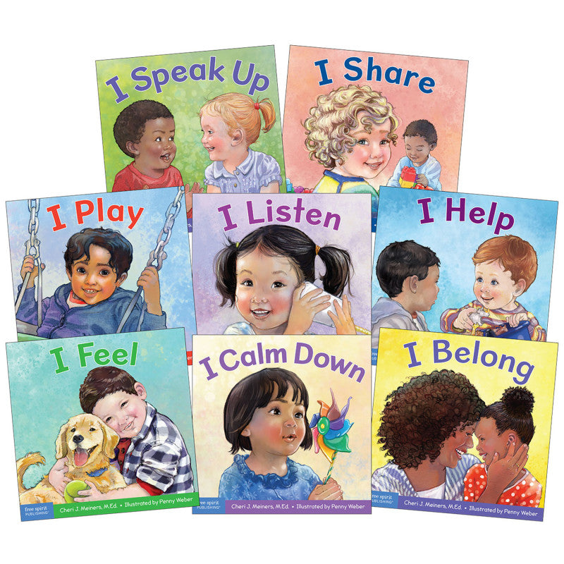 FREE SPIRIT PUBLISHING - Learning About You & Me Board Books, Set of 8 Books