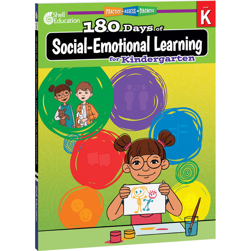 SHELL EDUCATION - 180 Days of Social-Emotional Learning for Kindergarten