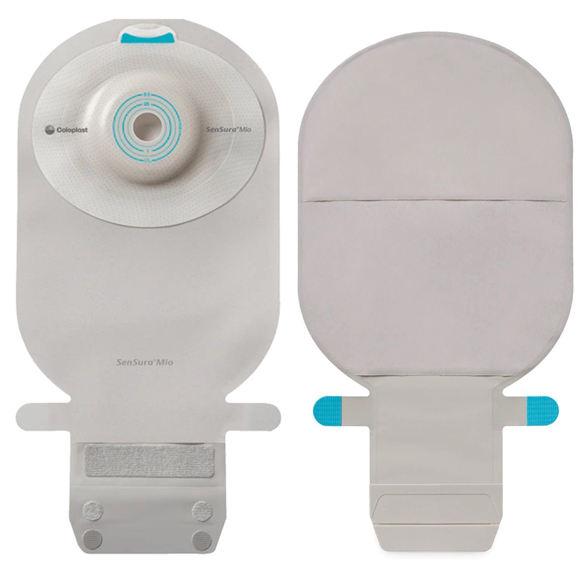 Coloplast - Ostomy Pouch SenSura® Mio Convex One-Piece System 11 Inch Length, Maxi Convex Light, Pre-Cut 1-3/8 Inch Stoma Drainable [10/BX]