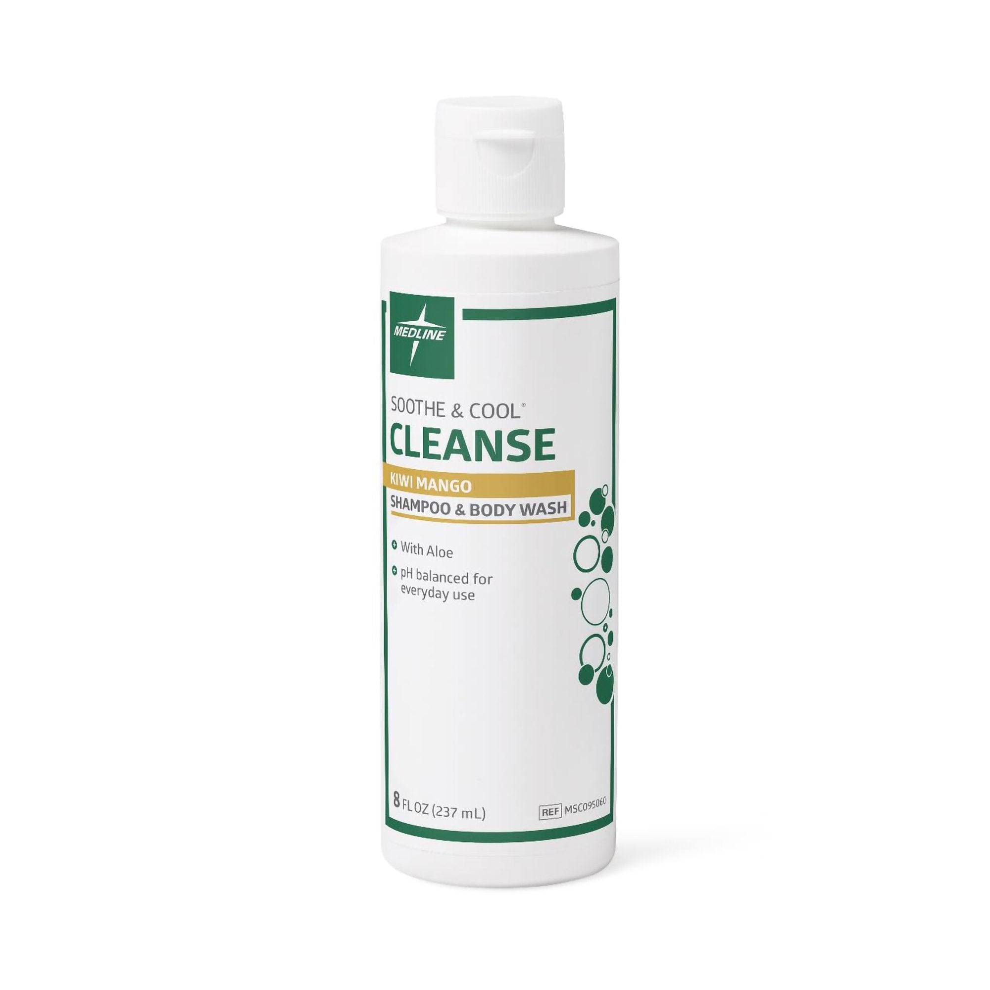 Medline - Shampoo and Body Wash Medline 8 oz. Flip Top Bottle Kiwi Mango Scent [1/EA]