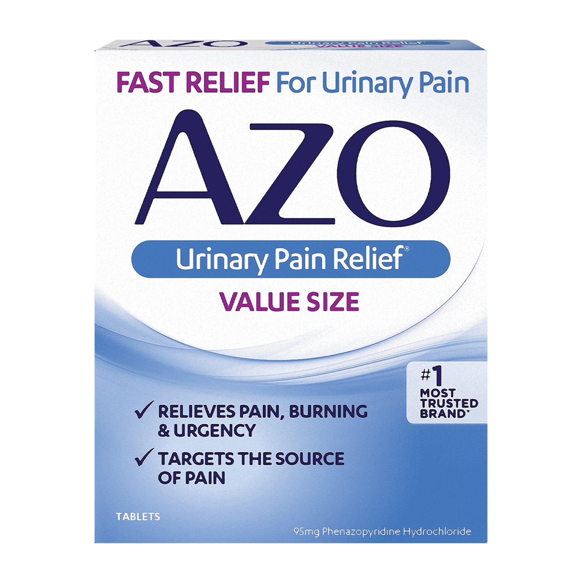 i-Health Inc - Urinary Pain Relief AZO® 95 mg Strength Phenazopyridine HCL Tablet 30 per Bottle [30/BX]