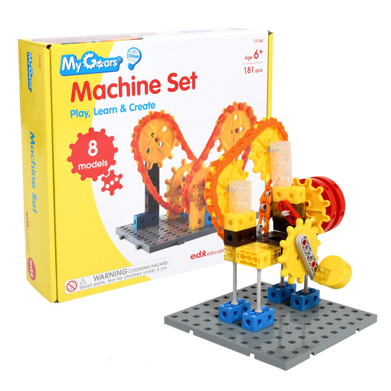 EDXEDUCATION - My Gears - Machine Set - 181-Piece Model Set