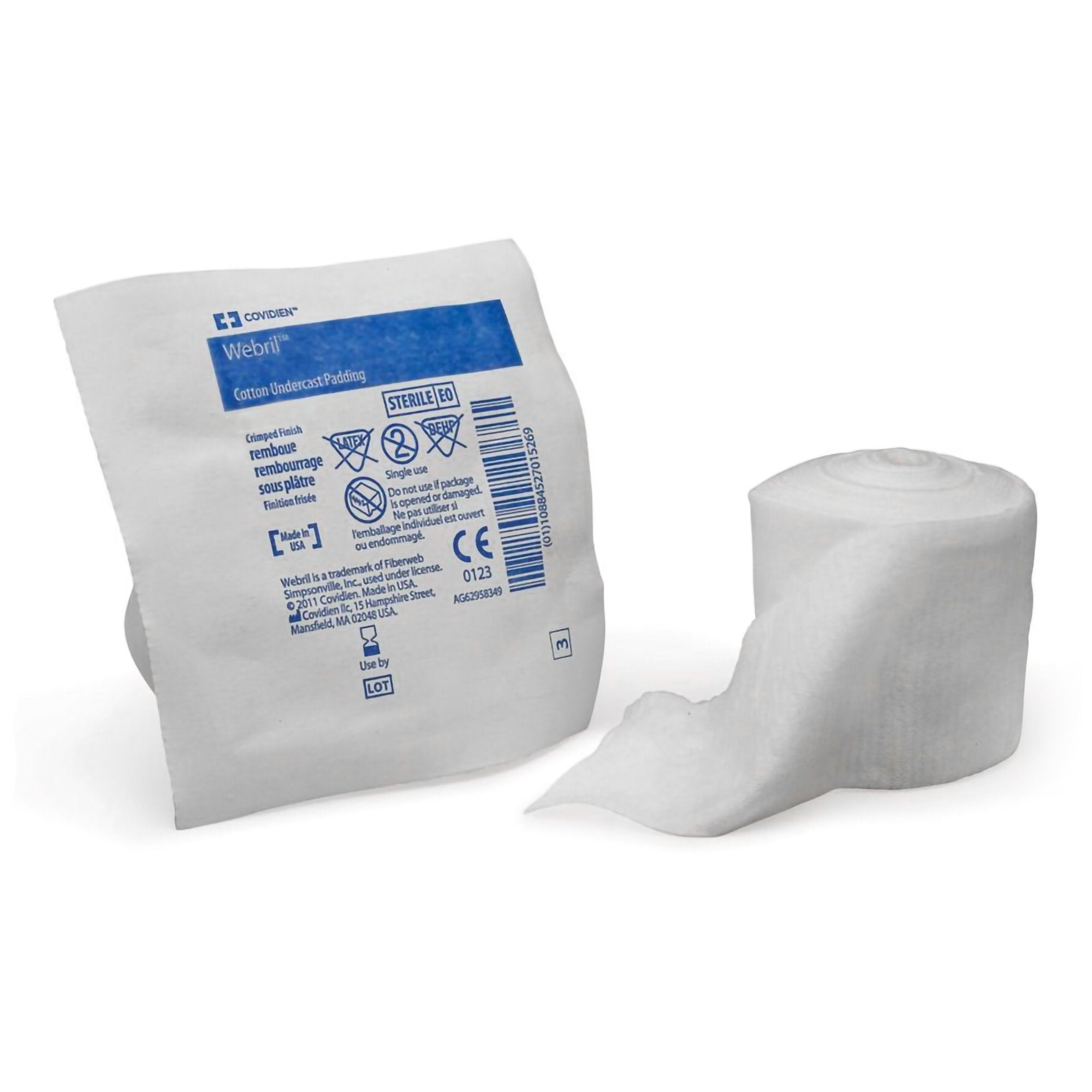 Cardinal - Cast Padding Undercast Webril™ 3 Inch X 4 Yard Cotton Sterile [1/EA]