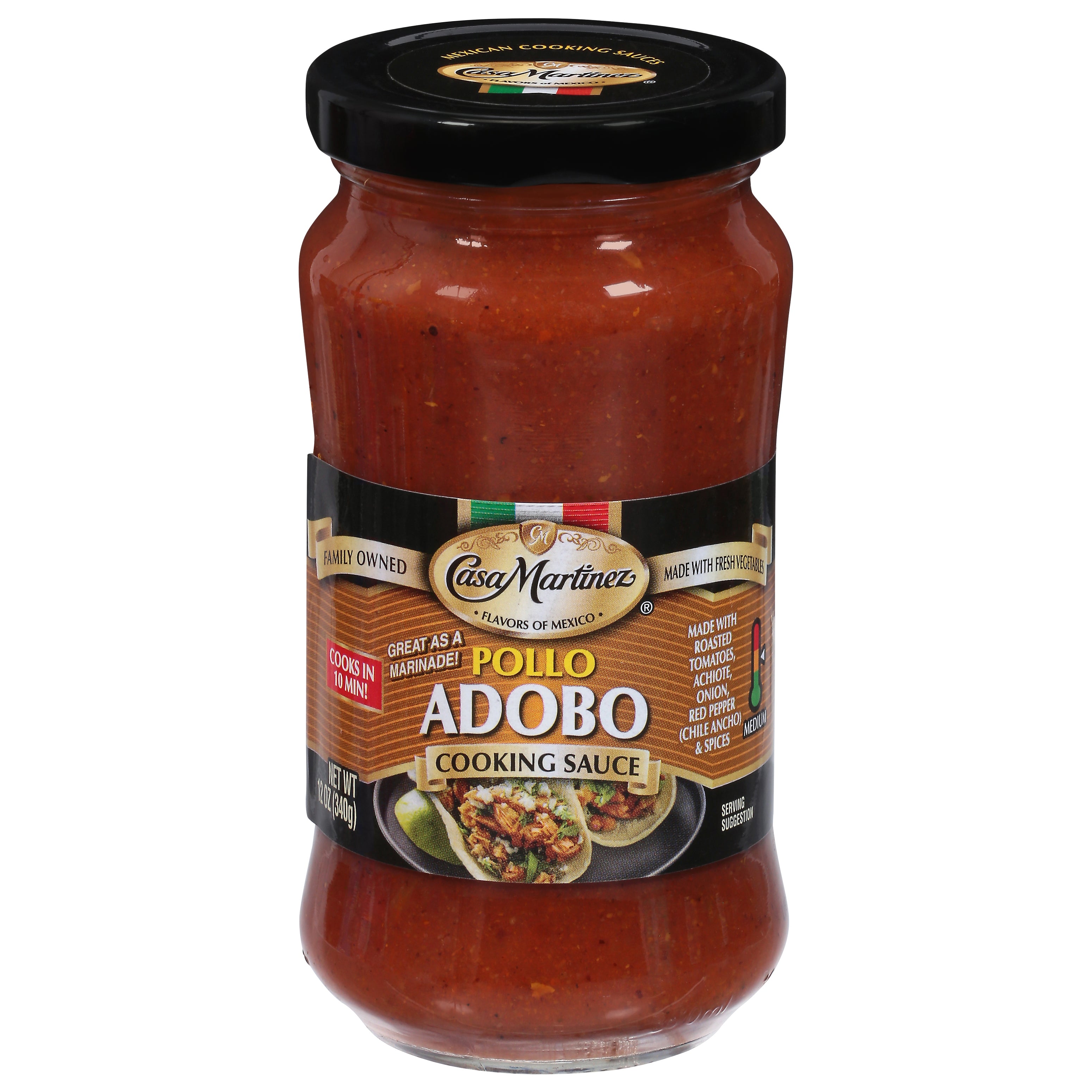 Casa Martinez Pollo Adobo Cooking Sauce 12 oz - Case of 12